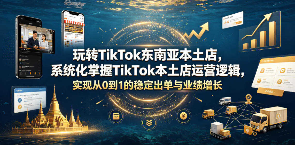 TikTok东南亚本土店运营实战教程 - 2026最新指南 | 一人创业网