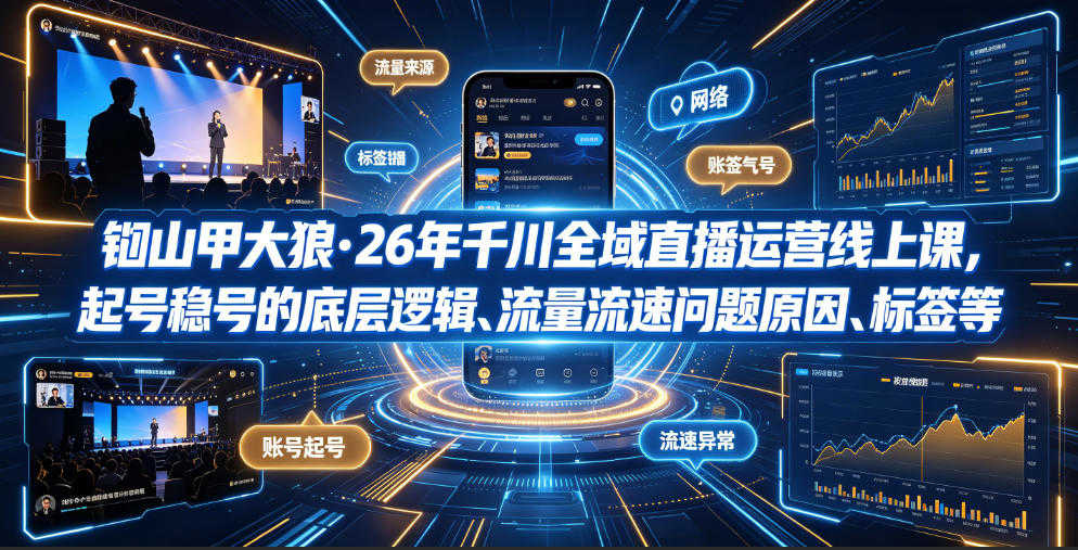 千川全域直播运营实战教程 - 2026最新指南 | 一人创业网