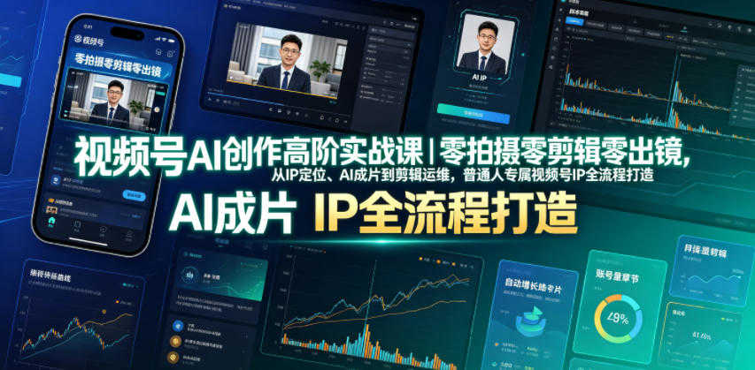 视频号AI创作高阶实战课 - 2026最新指南 | 一人创业网