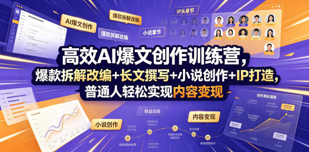 高效AI爆文创作实战训练营 - 2026最新指南 | 一人创业网