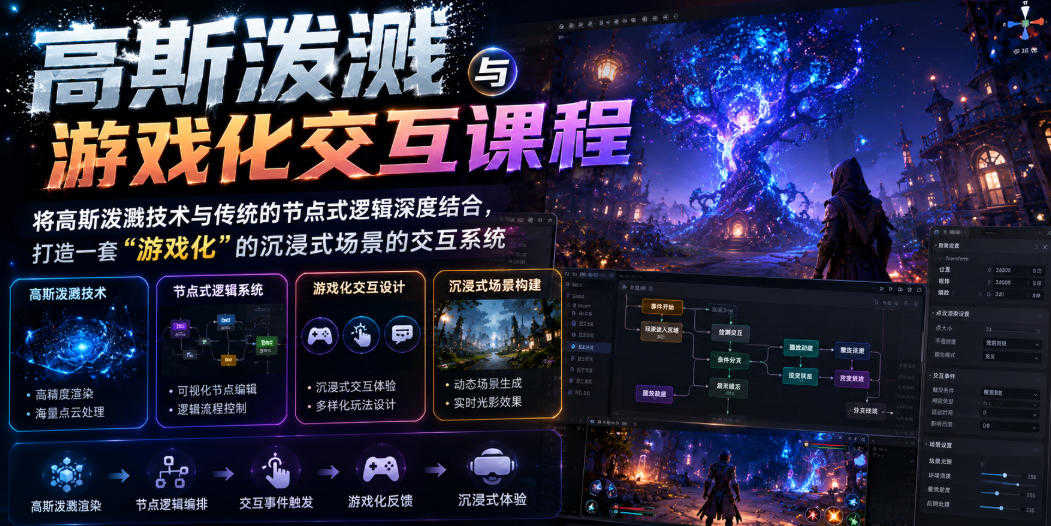 高斯泼溅与游戏化交互实战教程 - 2026最新指南 | 一人创业网