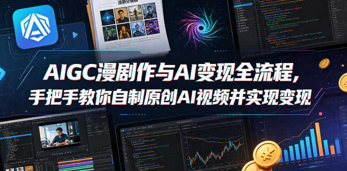 AIGC漫剧创作与AI变现实战教程 - 2026年最新指南 | 一人创业网
