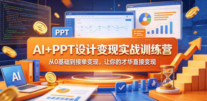 AI+PPT设计变现实战训练营 - 2026年最新接单变现指南 | 一人创业网