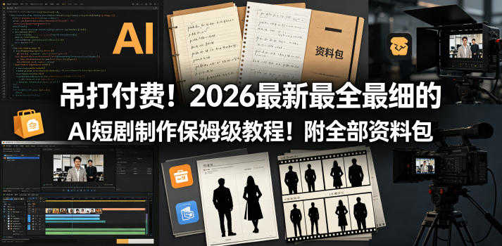 AI短剧制作实战教程 - 2026最新指南 | 一人创业网