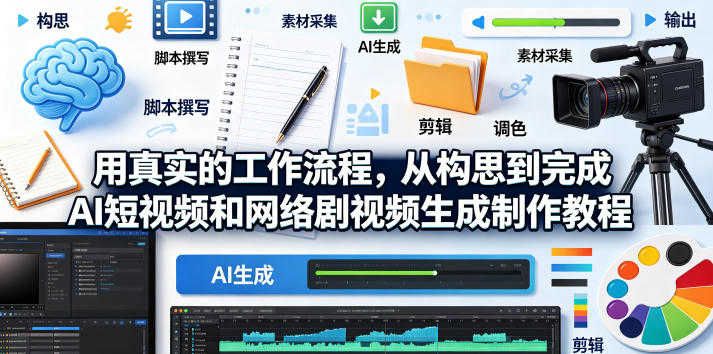 AI短视频和网络剧视频生成制作教程 - 2026最新指南 | 一人创业网
