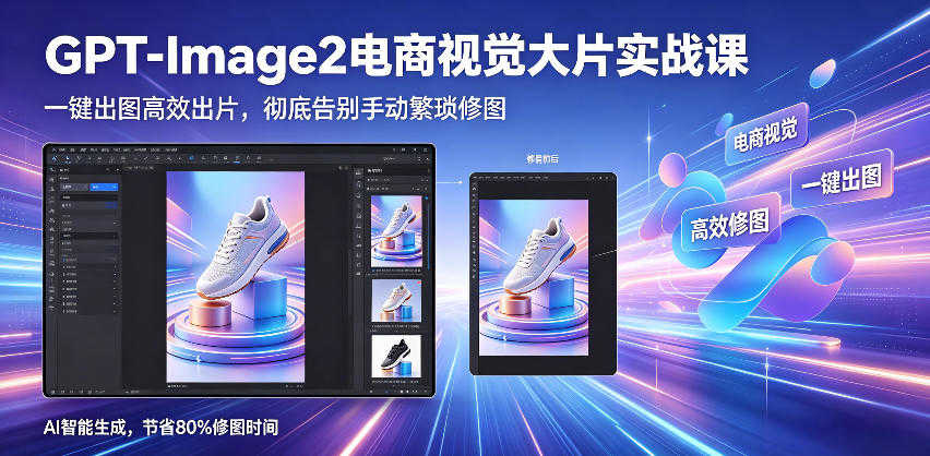 GPT-Image2电商视觉大片实战课 - 2026最新指南 | 一人创业网