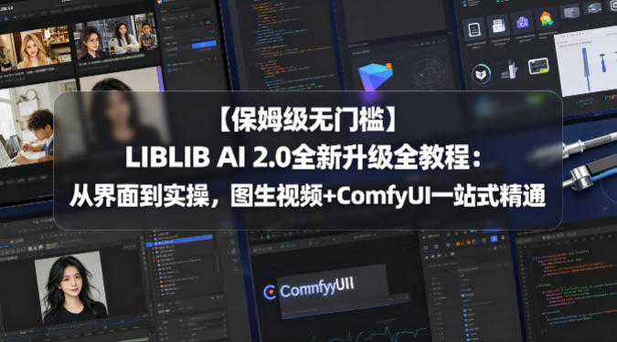 LIBLIB AI 2.0全新升级实战教程 - 2026最新保姆级指南 | 一人创业网