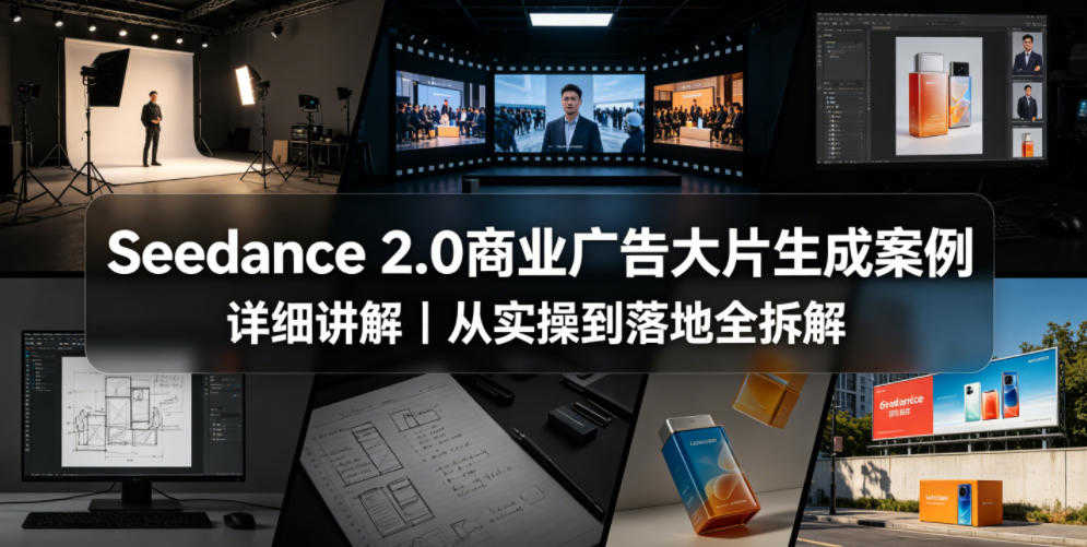 Seedance 2.0商业广告大片生成案例详细讲解 | 一人创业网