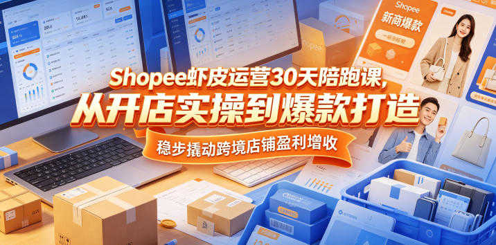 Shopee虾皮运营30天陪跑课 - 2026最新指南 | 一人创业网