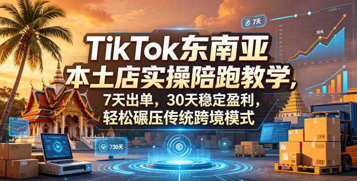 TikTok东南亚本土店实操教程 - 2026年最新陪跑教学 | 一人创业网
