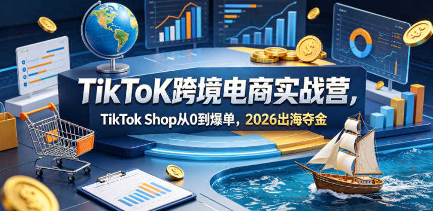 TikTok跨境电商实战营 - 2026最新指南 | 一人创业网