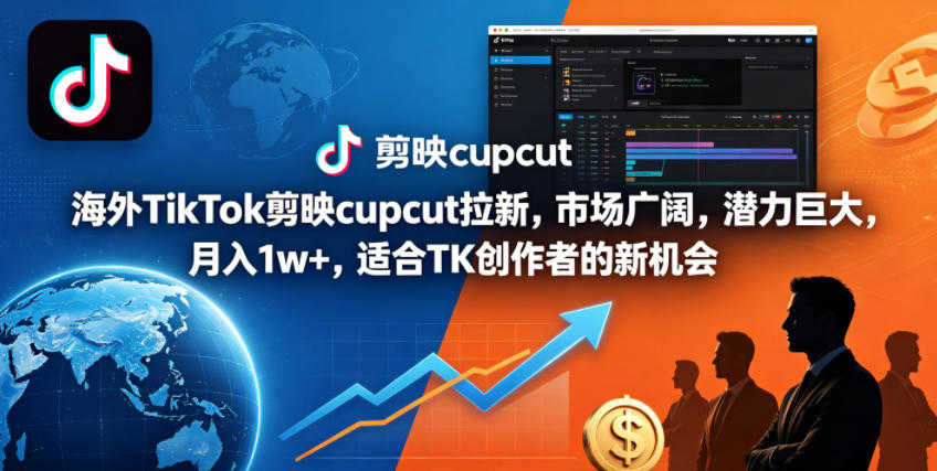 海外TikTok剪映CapCut拉新教程 - 2026年最新指南 | 一人创业网