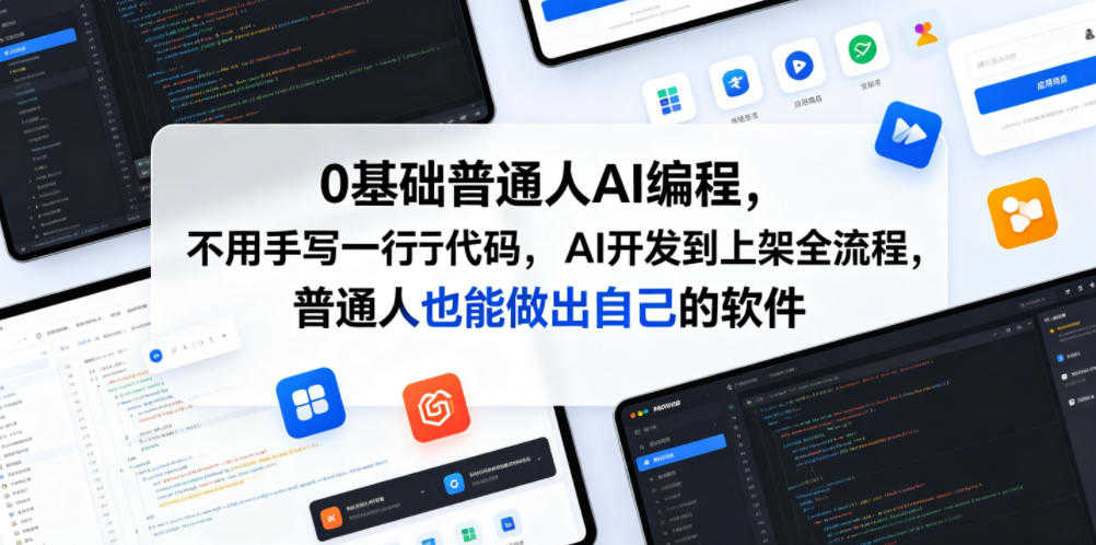 0基础普通人AI编程全流程实战教程 - 2026最新指南 | 一人创业网