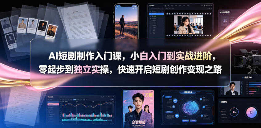 AI短剧制作入门课 - 2026最新指南 | 一人创业网