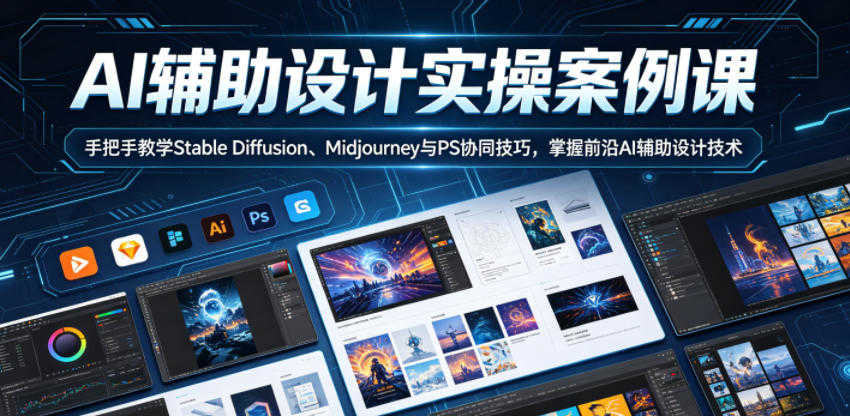 AI辅助设计实操案例课 - 2026年最新原画设计教程 | 一人创业网