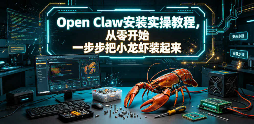 Open Claw安装实操教程 - 从零开始一步步安装小龙虾 | 一人创业网