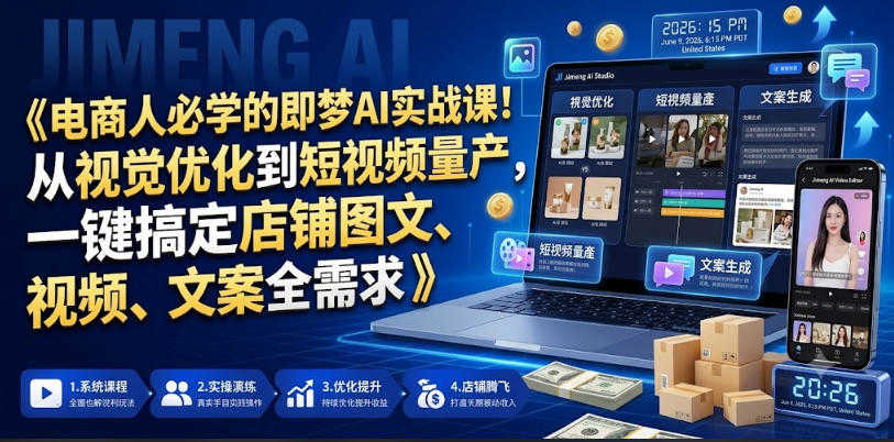即梦AI电商实战教程 - 2026最新指南 | 一人创业网