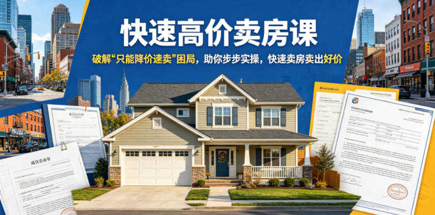 快速高价卖房课 - 2026最新指南 | 一人创业网