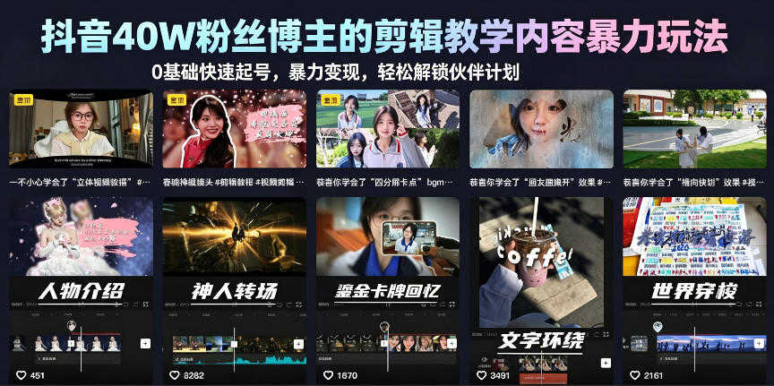抖音剪辑教学暴力玩法实战教程 - 2026年最新指南 | 一人创业网
