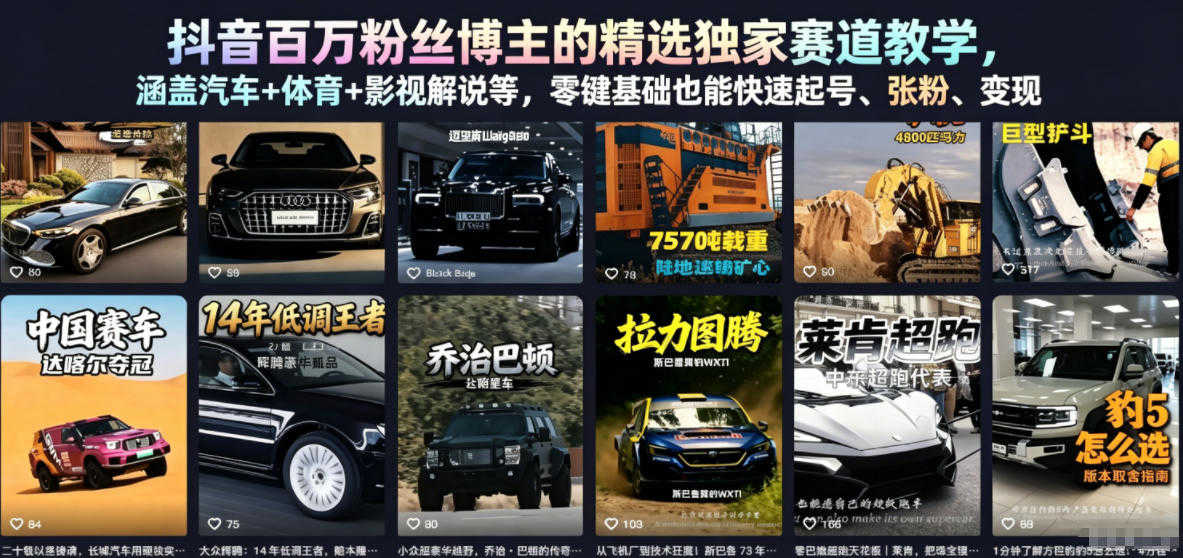 抖音百万粉丝博主精选赛道教学 - 2026年最新零基础起号涨粉变现指南 | 一人创业网