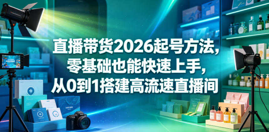 直播带货起号实战教程 - 2026最新指南 | 一人创业网