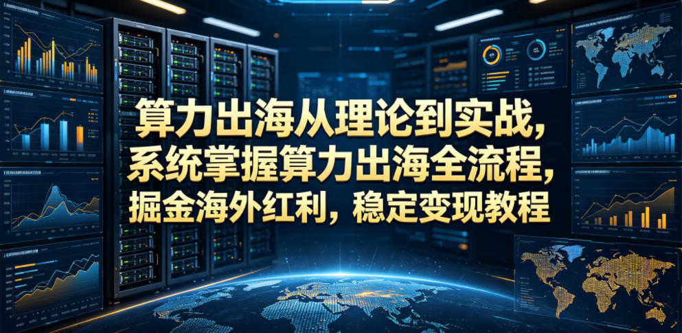 算力出海从理论到实战教程 - 2026年最新系统指南 | 一人创业网