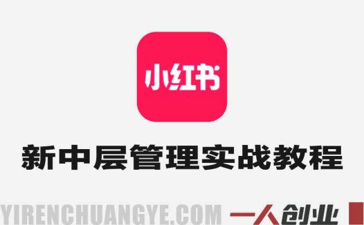 小红书新中层管理实战教程 – 2026年团队增长与全域运营指南 | 一人创业网