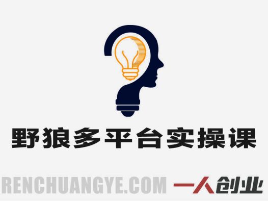 【更新】野狼团队多平台实操运营课 – 2026年最新指南 | 一人创业网