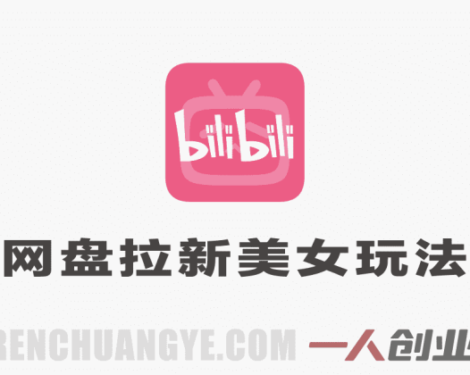 B站网盘拉新美女玩法，收益很稳定，流量大，全流程拆解 | 一人创业网