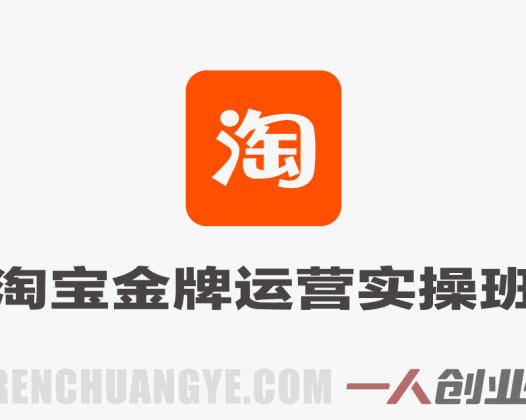 淘宝金牌运营实操班 – 2026最新指南 | 一人创业网