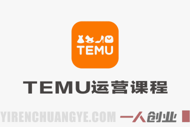 TEMU运营课程（基础+进阶）实战教程 – 2026最新指南 | 一人创业网