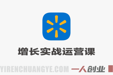 沃尔玛平台增长实战运营课 – 从0到100W爆款打造 | 一人创业网