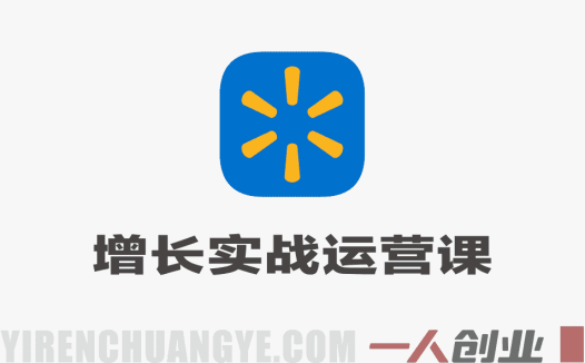 沃尔玛平台增长实战运营课 – 从0到100W爆款打造 | 一人创业网